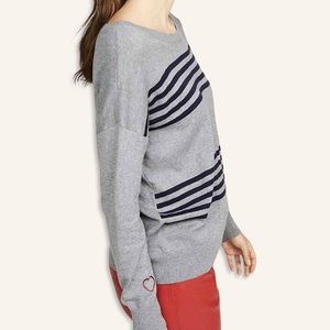 CHASER Cashmere Blend Embroidered Sweater